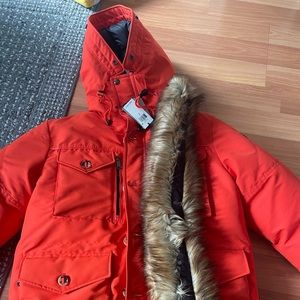 RLX fall orange padded jacket